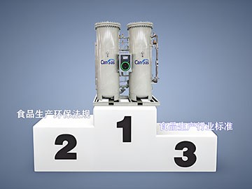 PSA制氮機(jī)能否順利通過食品企業(yè)當(dāng)?shù)丨h(huán)保法規(guī)和行業(yè)標(biāo)準(zhǔn)
